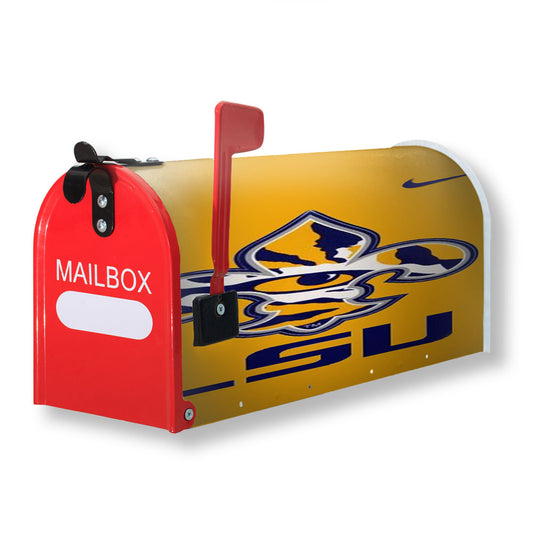 Lsu Tigers Eye Nike Logo Magnetic Mailbox Cover 18" x 21" Outdoor Decor