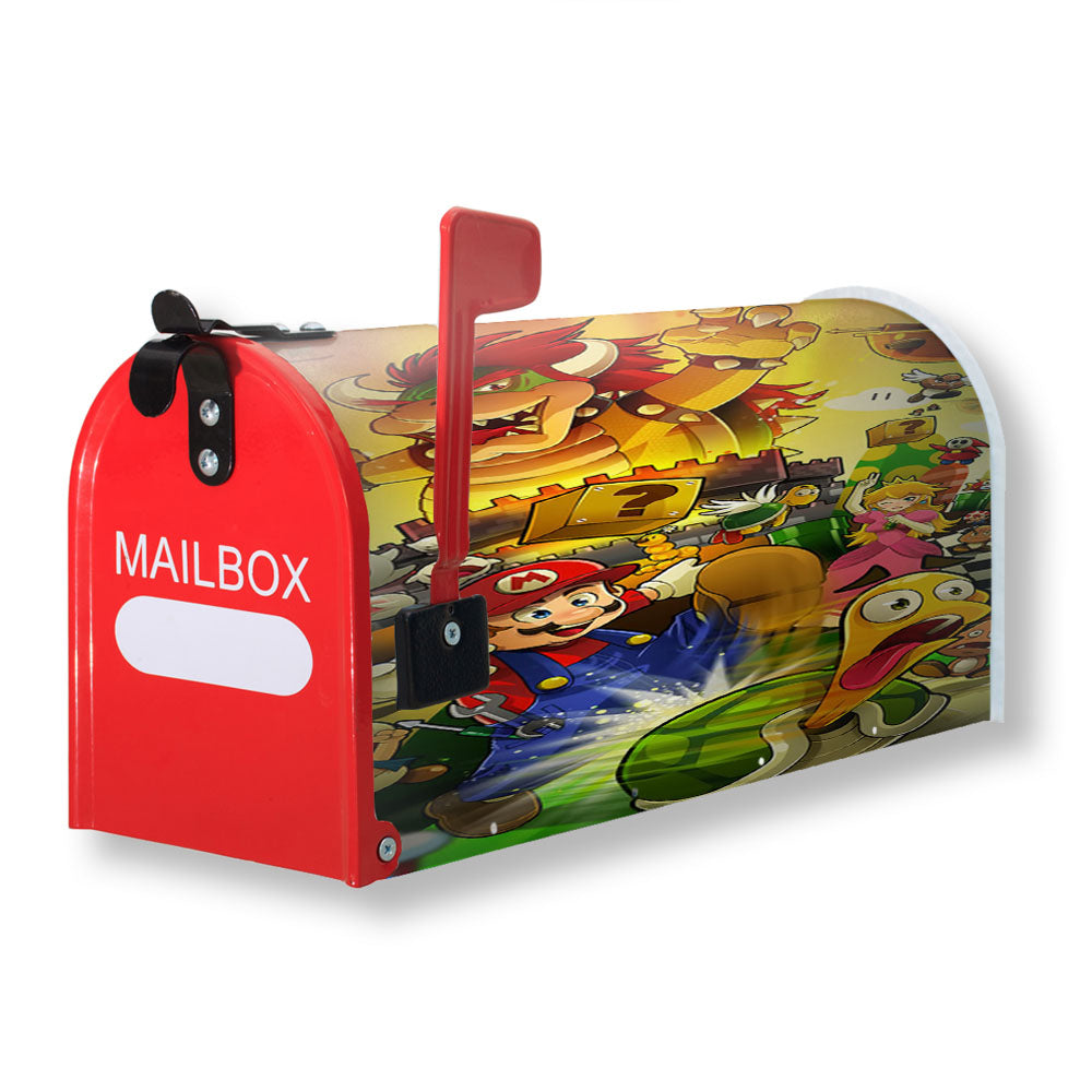 Mario Bros Magnetic Mailbox Cover - 18.0" x 21.0"