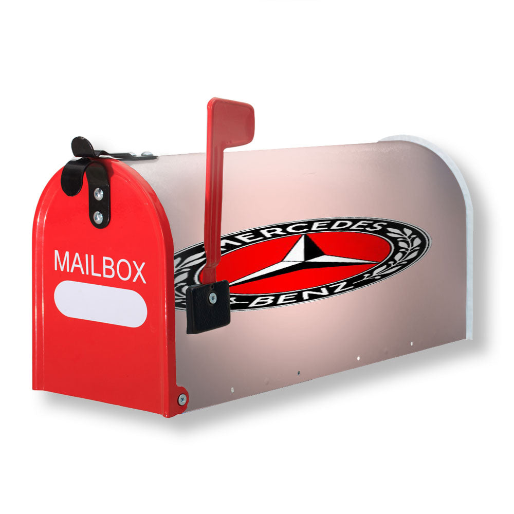 Mercedes Benz Logo Racing Amg Pink Magnetic Mailbox Cover - 18.0" x 21.0"