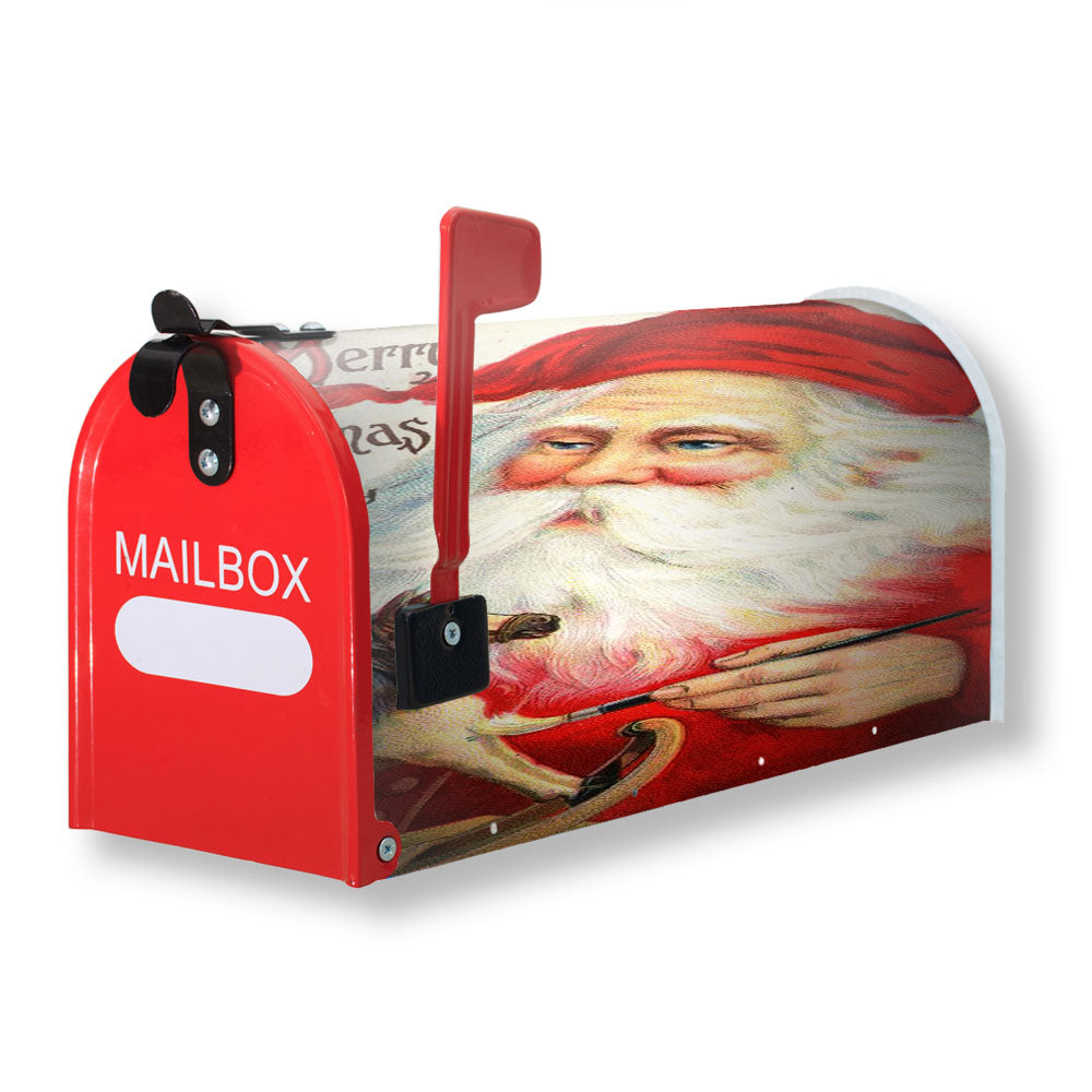 Merry Christmas My Busy Day Magnetic Mailbox Cover - 18.0" x 21.0"