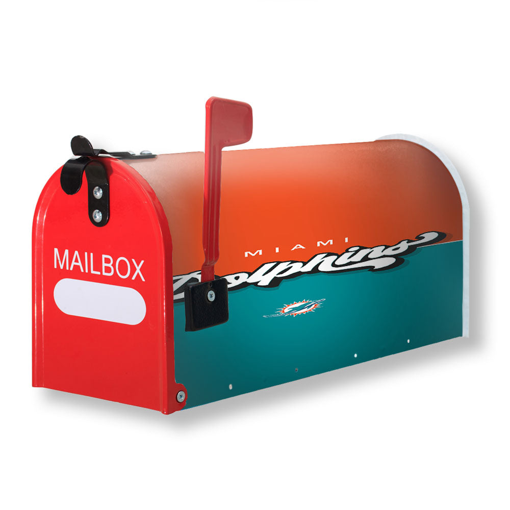 Miami Dolphin Wallpaper Magnetic Mailbox Cover - 18.0" x 21.0"