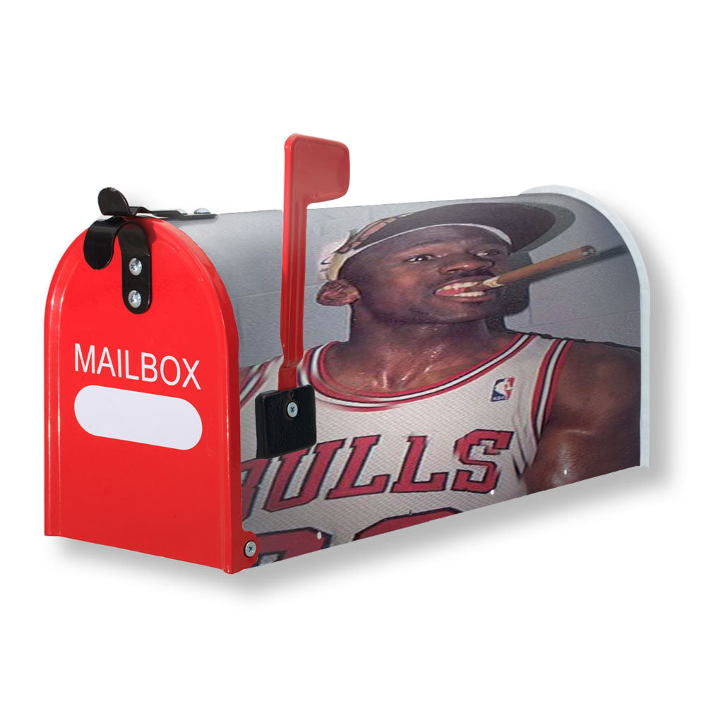 Michael Jordan Cigar Magnetic Mailbox Cover - 18.0" x 21.0"