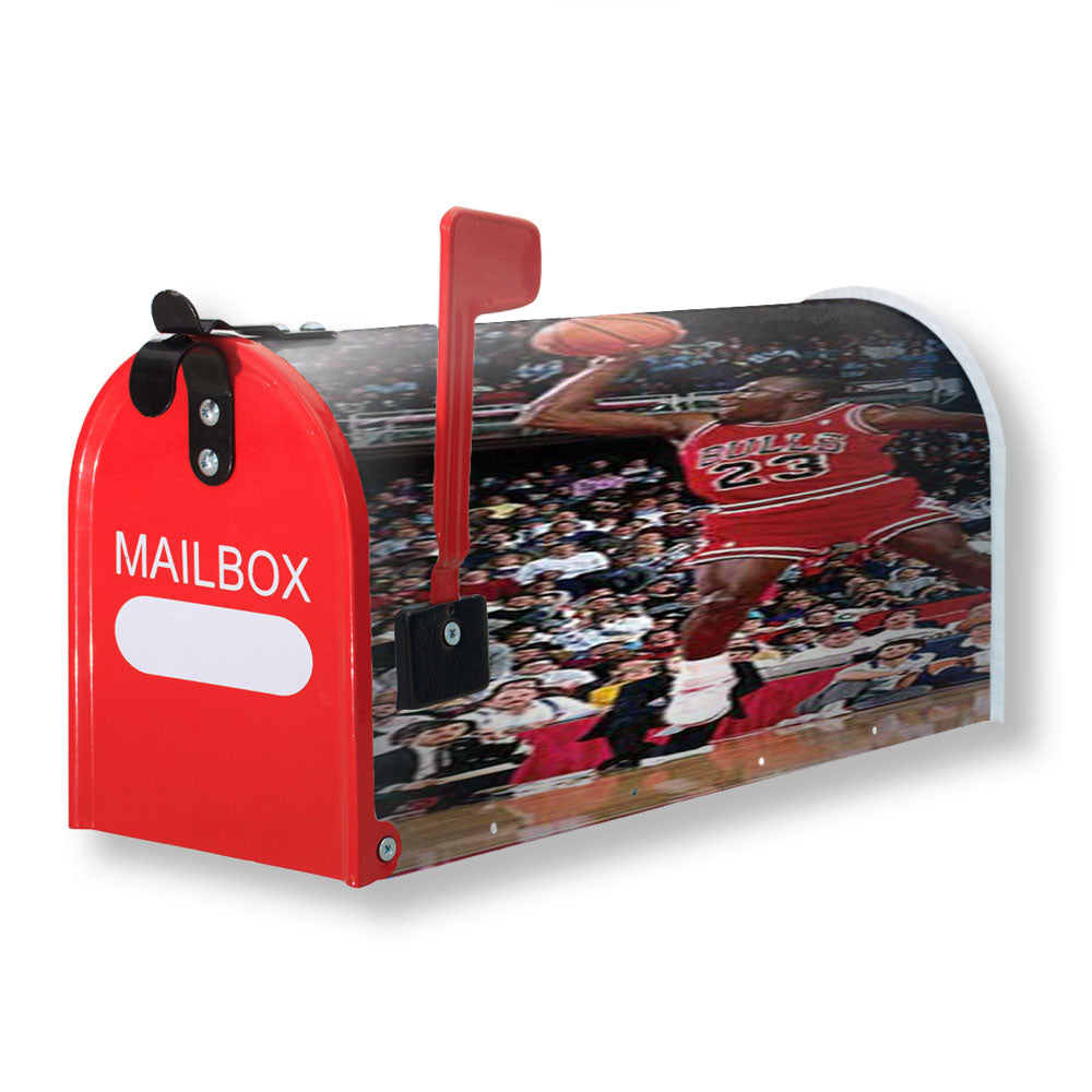 Michael Jordan Dunk Vintage Look Magnetic Mailbox Cover - 18.0" x 21.0"
