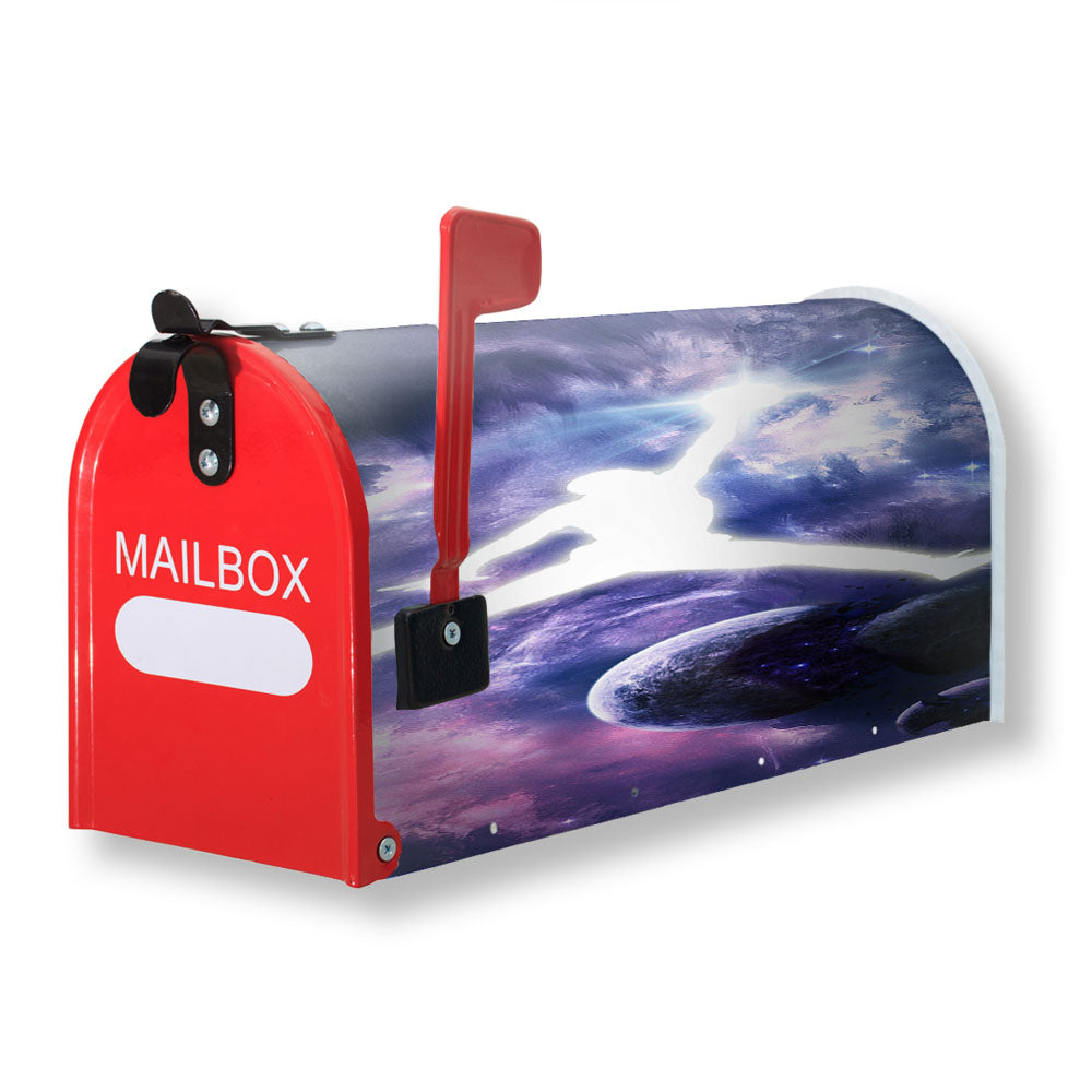 Michael Jordan In Galaxy Nebula Magnetic Mailbox Cover - 18.0" x 21.0"