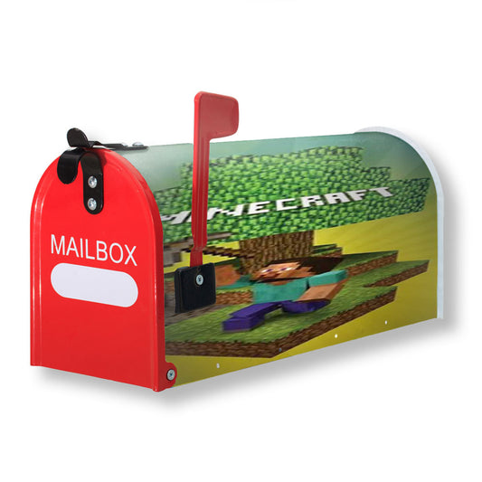 Minecraft Tree Magnetic Mailbox Cover 18" x 21" Outdoor Decor