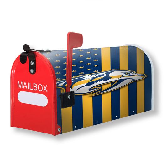 Nashville Predators Usa Magnetic Mailbox Cover 18" x 21" Outdoor Decor