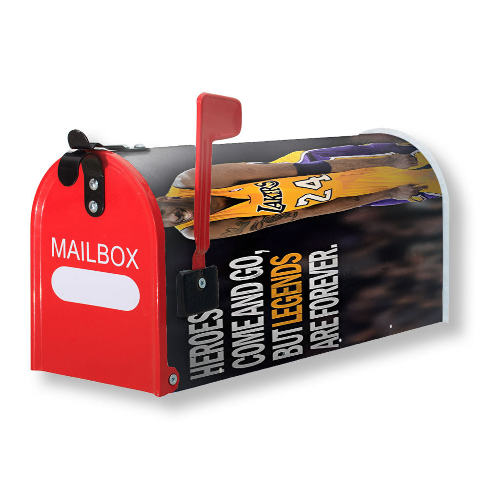 Nba Lakers Kobe Bryant Magnetic Mailbox Cover - 18.0" x 21.0"