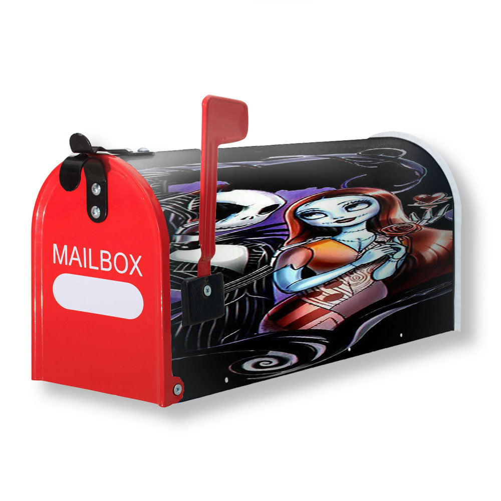 Nightmare Before Christmas Cartoon Magnetic Mailbox Cover - 18.0" x 21.0"
