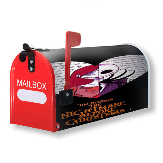 Nightmare Before Christmas Jack Sally Split Magnetic Mailbox Cover 18" x 21" Outdoor Decor