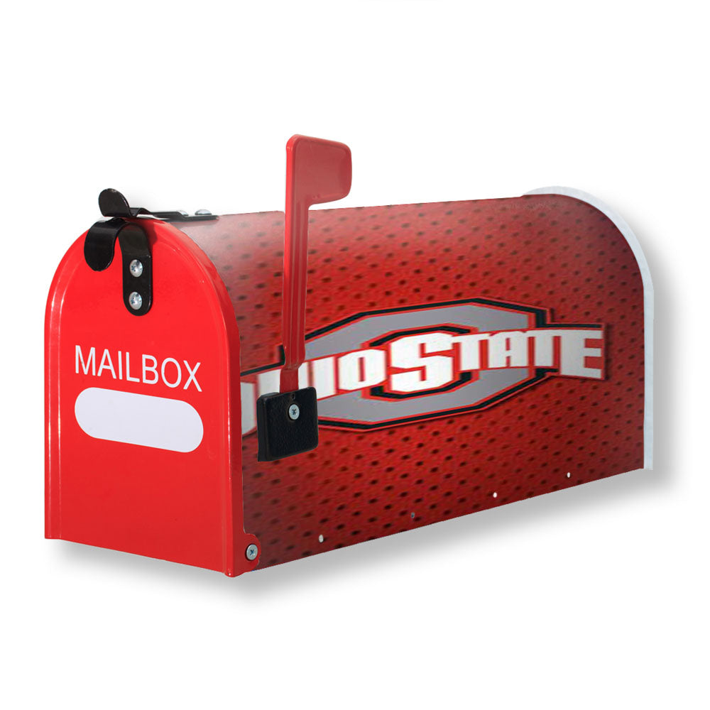Ohio State Logo Jersey Red Magnetic Mailbox Cover - 18.0" x 21.0"