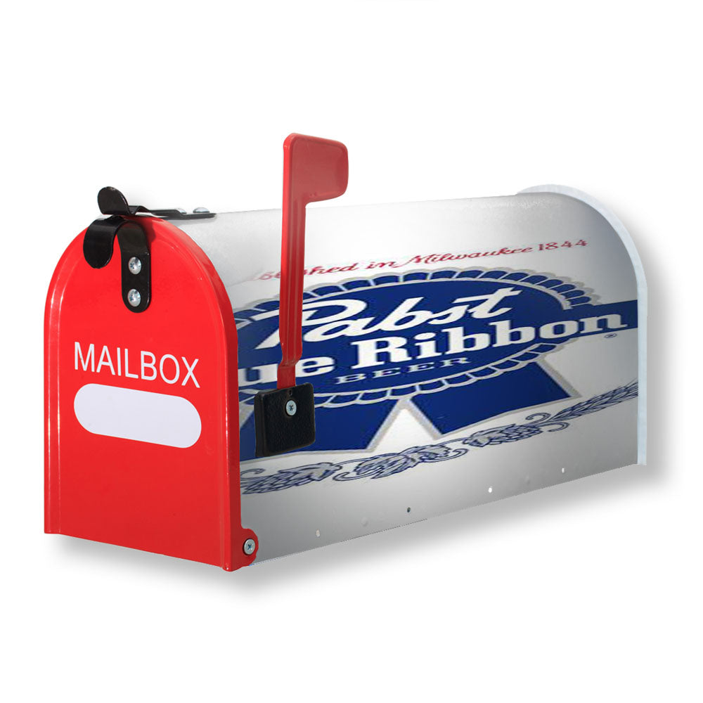 Pabst Blue Ribbon Beer Magnetic Mailbox Cover - 18.0" x 21.0"