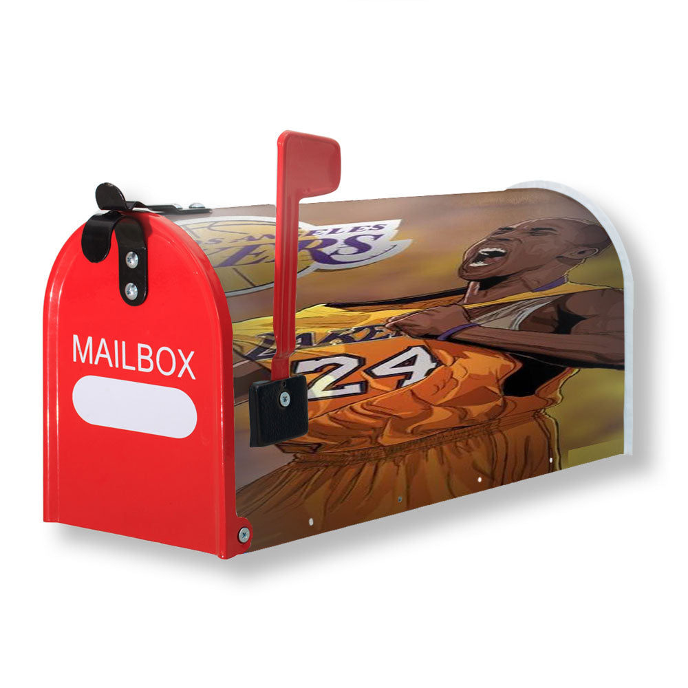 Painting Digital Kobe Bryant Magnetic Mailbox Cover - 18.0" x 21.0"