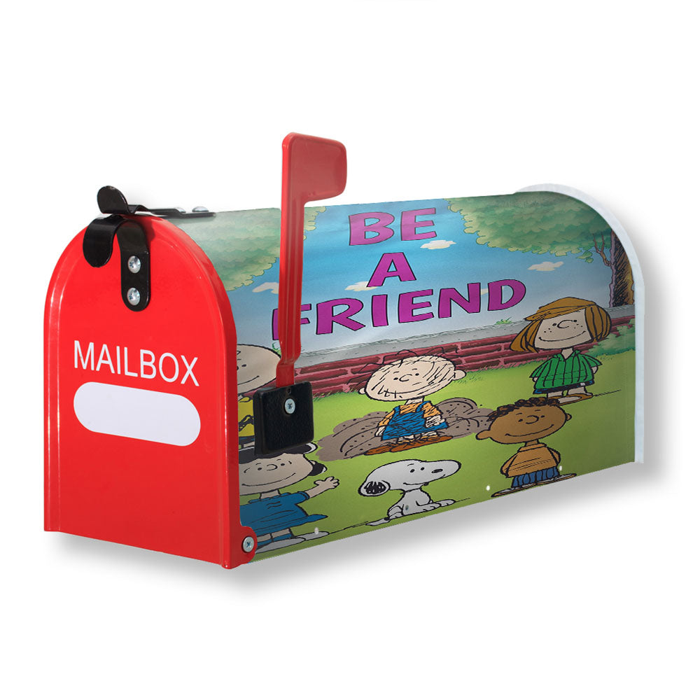 Peanuts Be A Friend Magnetic Mailbox Cover - 18.0" x 21.0"