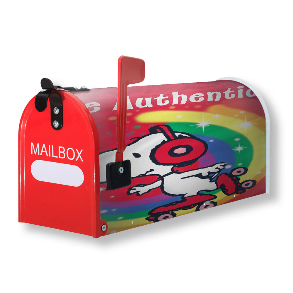 Peanuts Be Authentic Snoopy Roller-Skate Magnetic Mailbox Cover - 18.0" x 21.0"