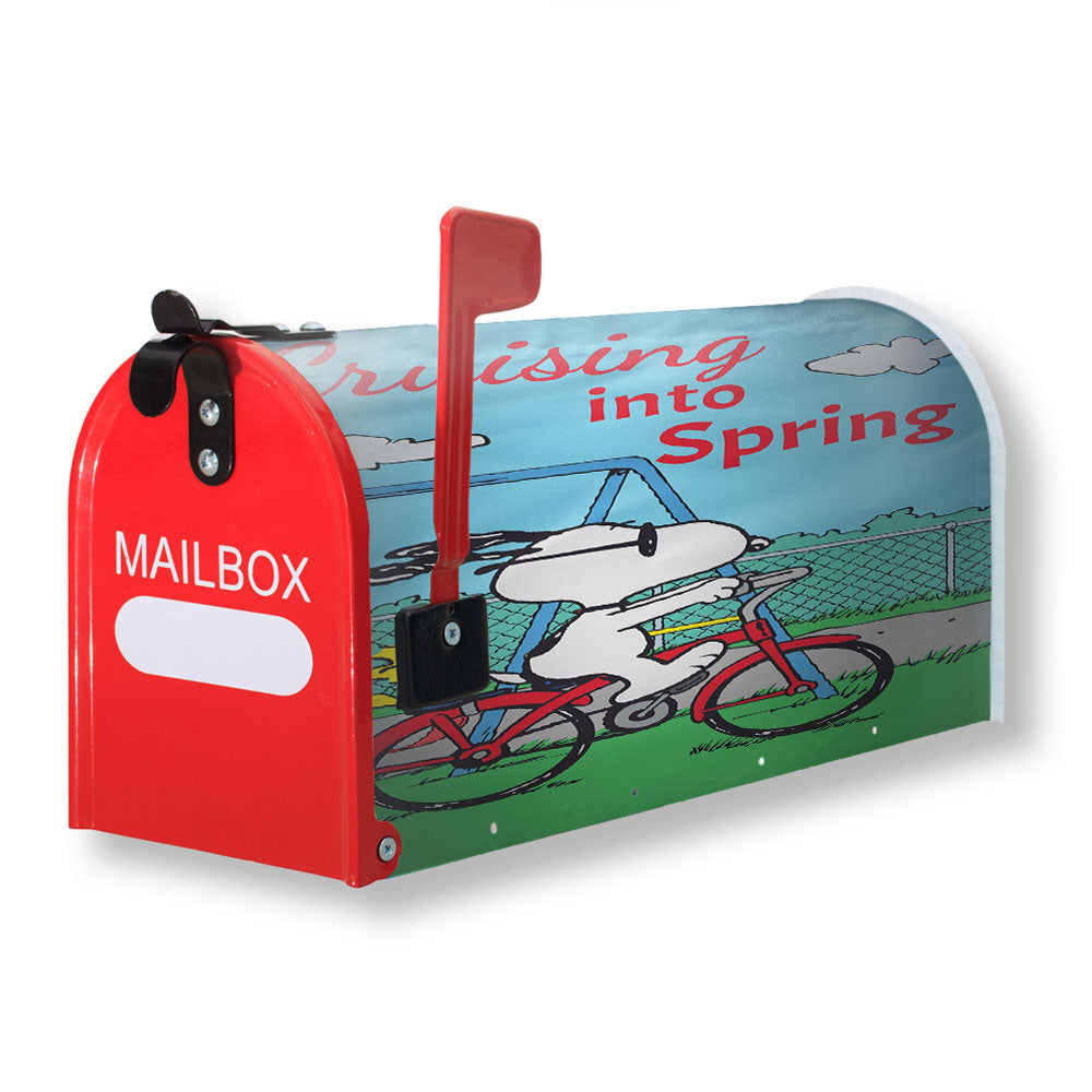 Peanuts Cruising Into Spring Magnetic Mailbox Cover - 18.0" x 21.0"