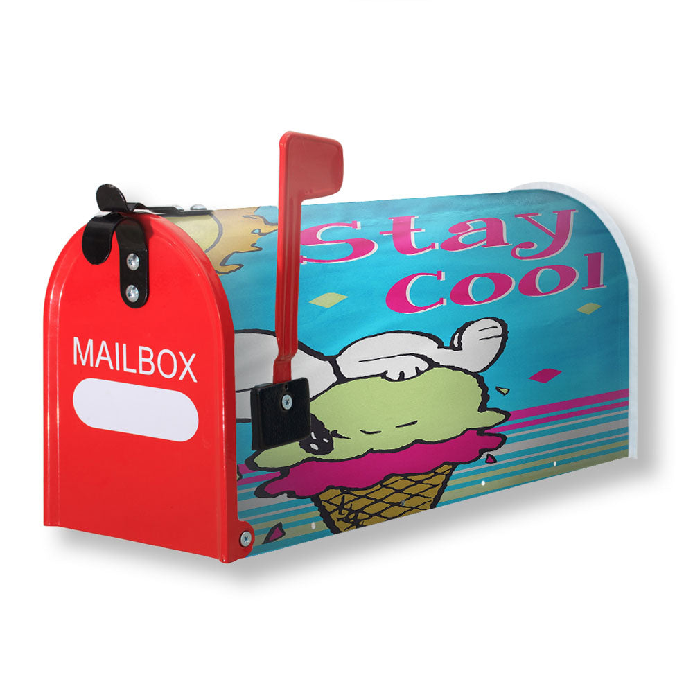 Peanuts Double Scoop Snoopy Magnetic Mailbox Cover - 18.0" x 21.0"