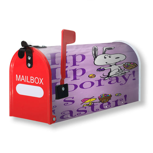Peanuts Easter Snoopy Magnetic Mailbox Cover 18" x 21" Outdoor Decor