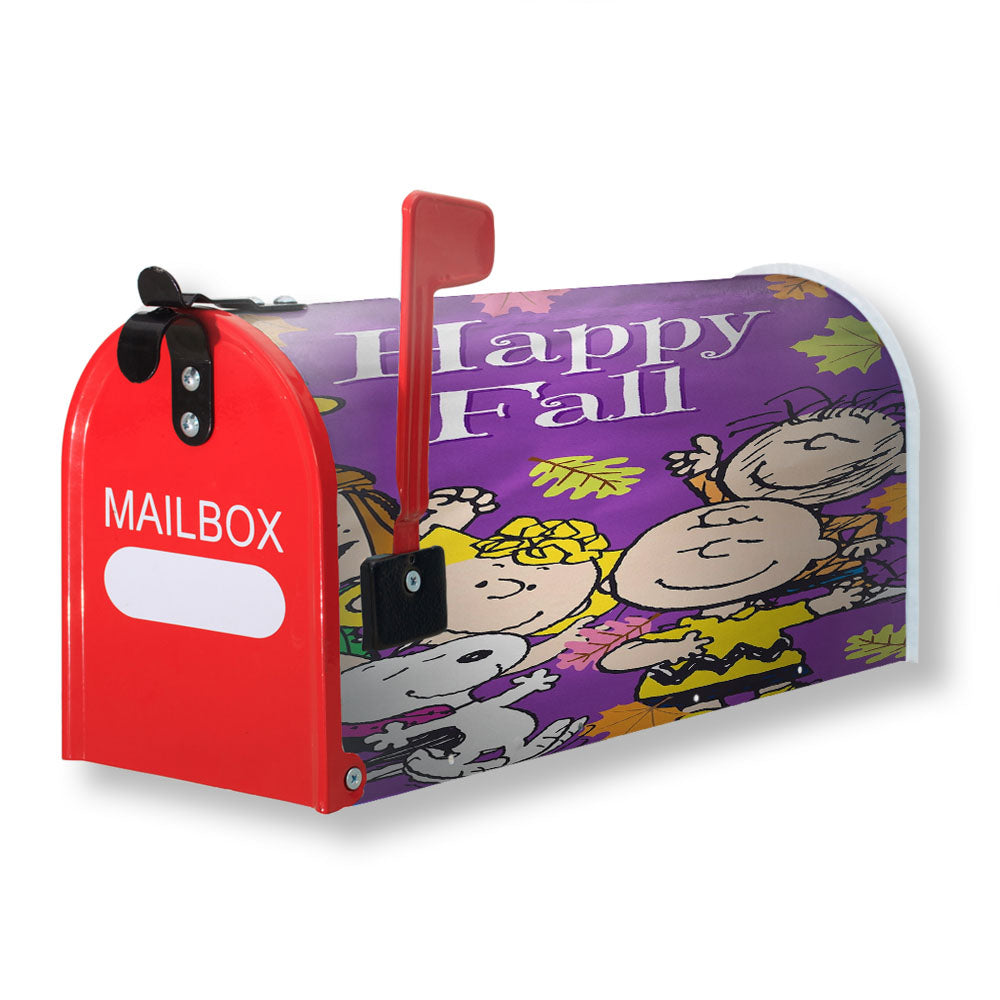 Peanuts Gang Fall Magnetic Mailbox Cover - 18.0" x 21.0"