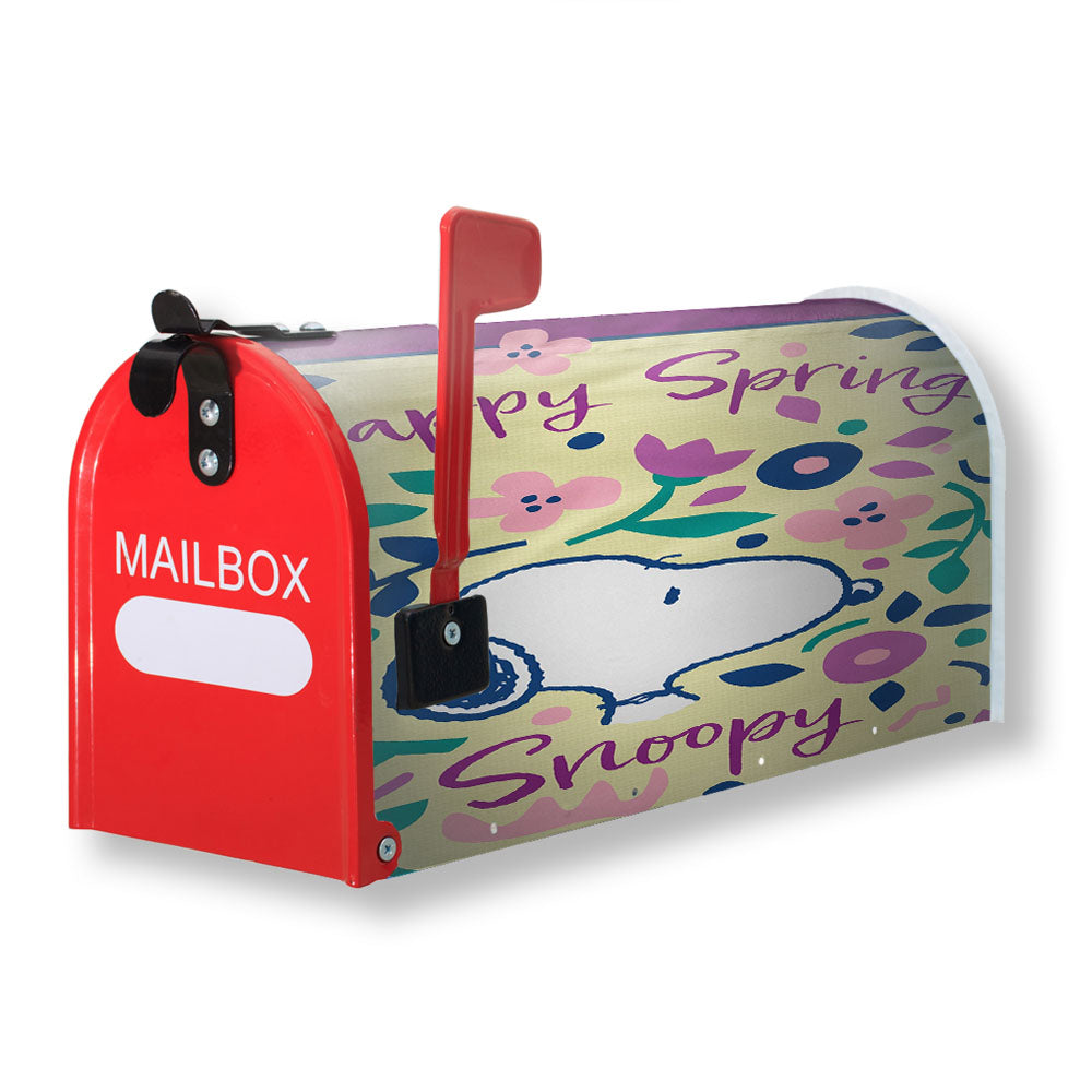 Peanuts Happy Spring Snoopy Magnetic Mailbox Cover - 18.0" x 21.0"