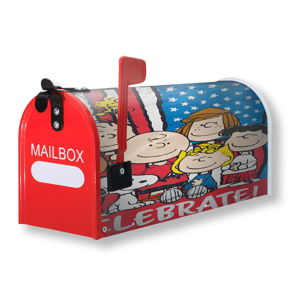 Peanuts Patriotic Celebrate Magnetic Mailbox Cover - 18.0" x 21.0"