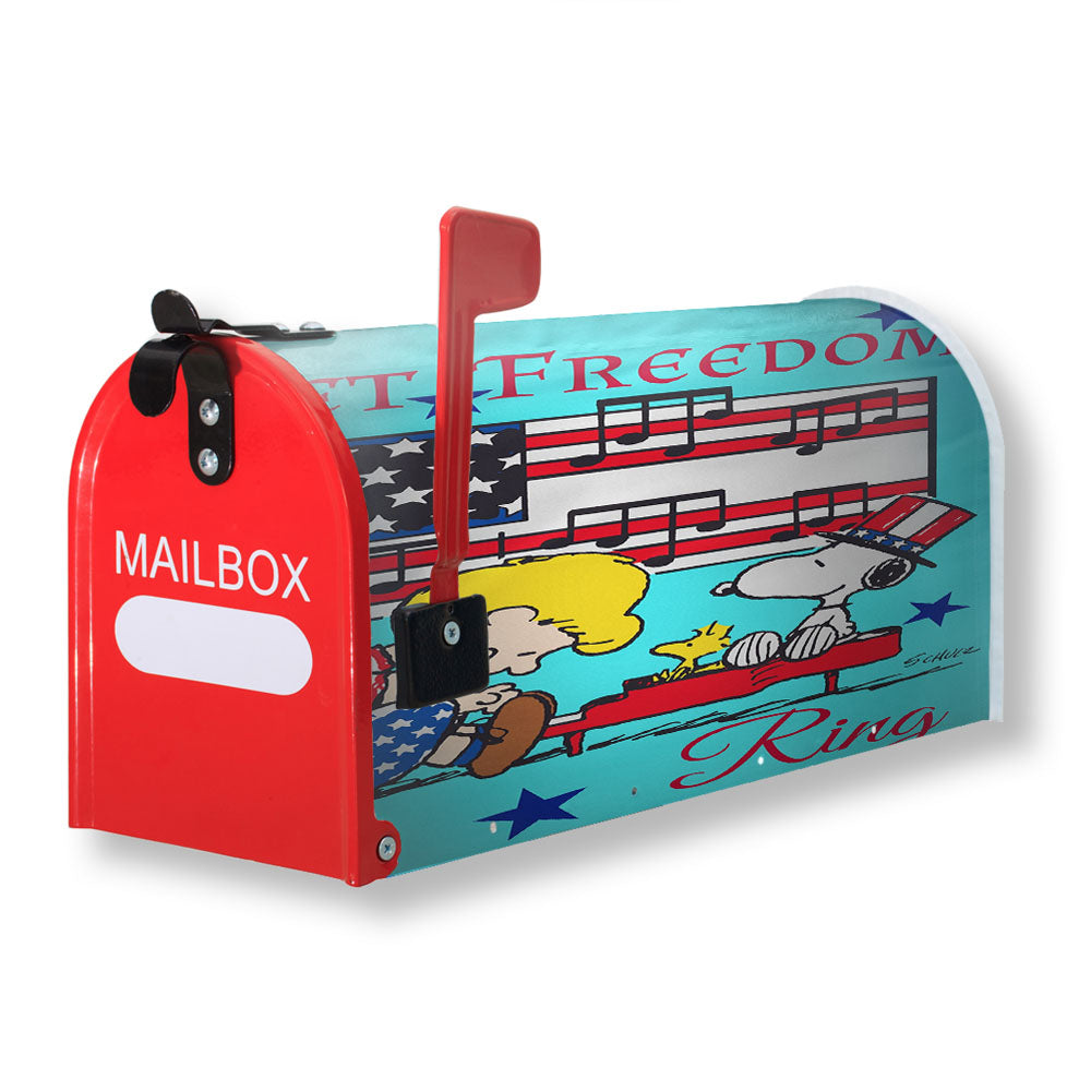 Peanuts Peanuts Let Freedom Ring Magnetic Mailbox Cover - 18.0" x 21.0"