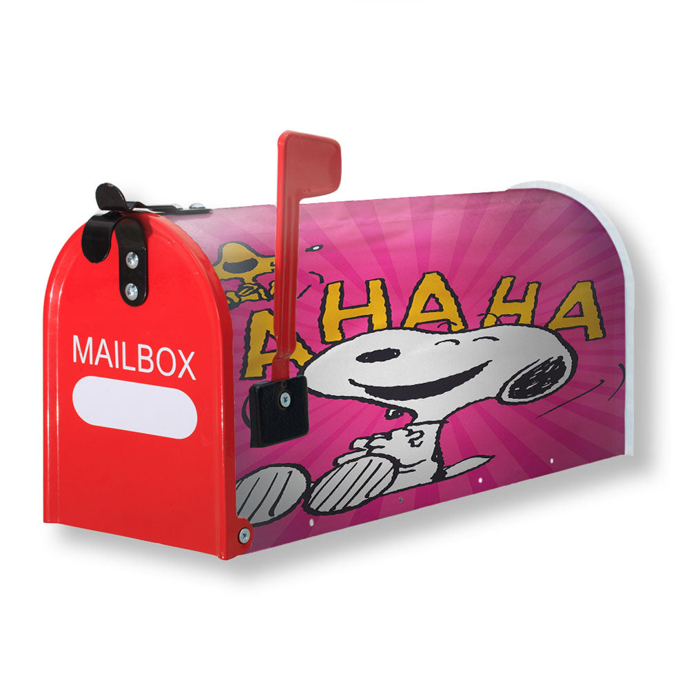 Peanuts Smile Giggle Laugh Magnetic Mailbox Cover - 18.0" x 21.0"