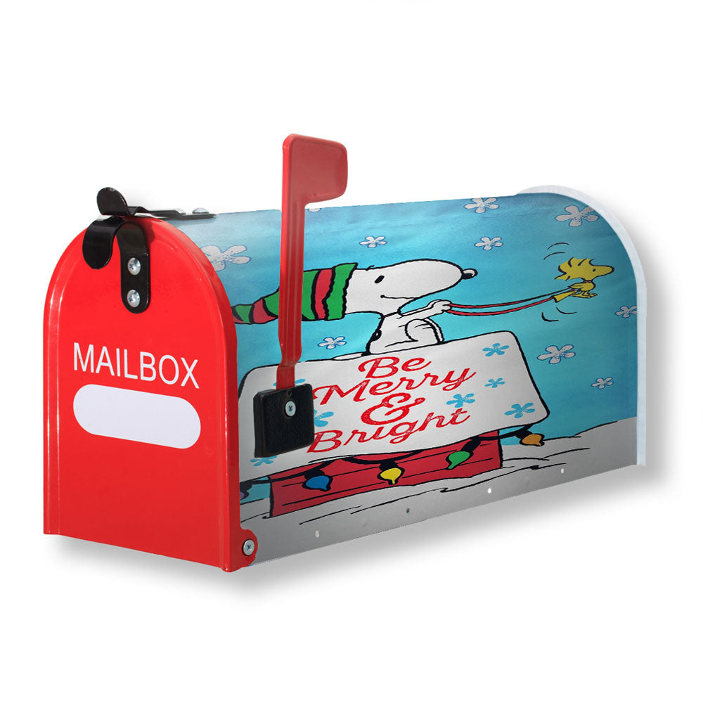 Peanuts Snoopy Christmas Magnetic Mailbox Cover - 18.0" x 21.0"