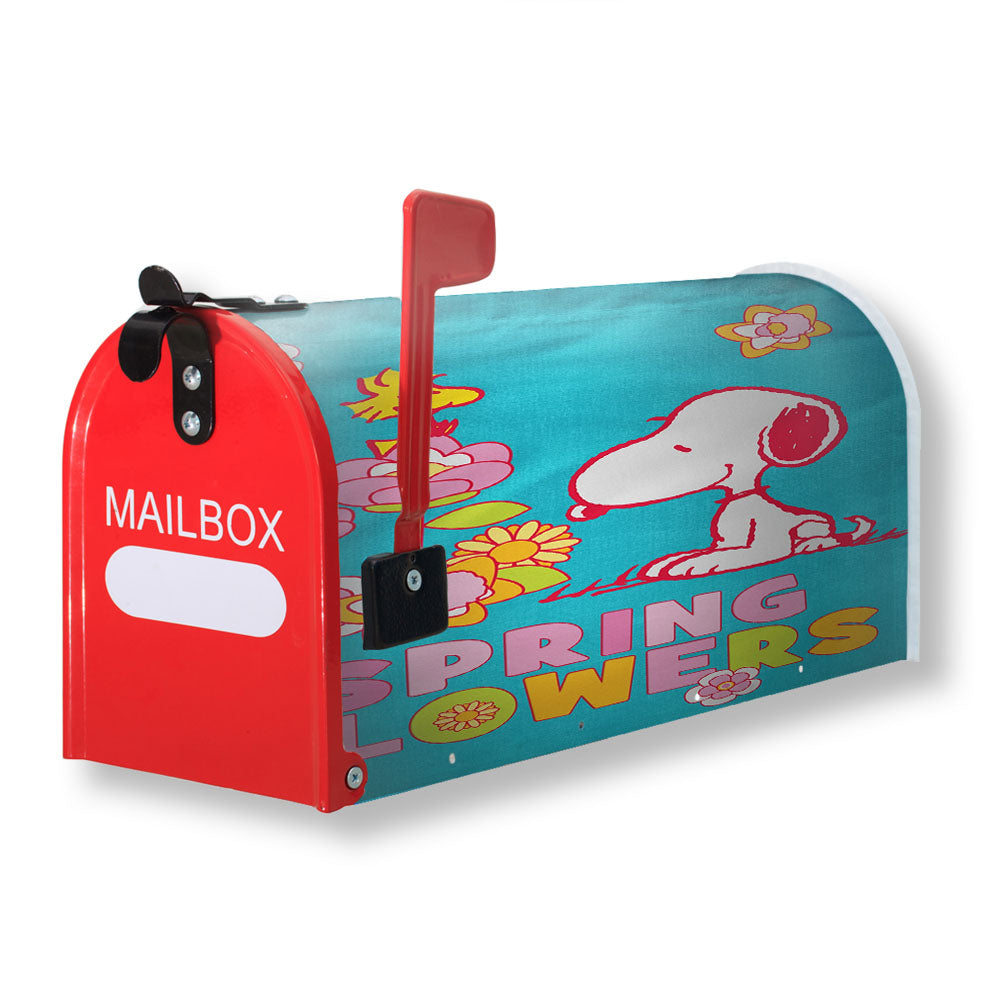 Peanuts Spring Flowers Magnetic Mailbox Cover - 18.0" x 21.0"