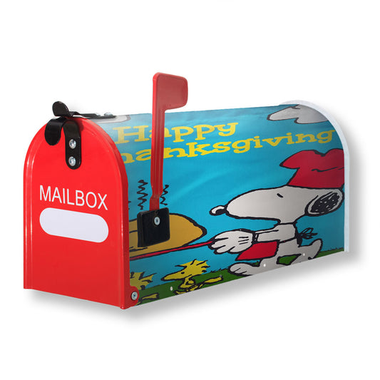Peanuts Thanksgiving Snoopy Magnetic Mailbox Cover 18" x 21" Outdoor Decor