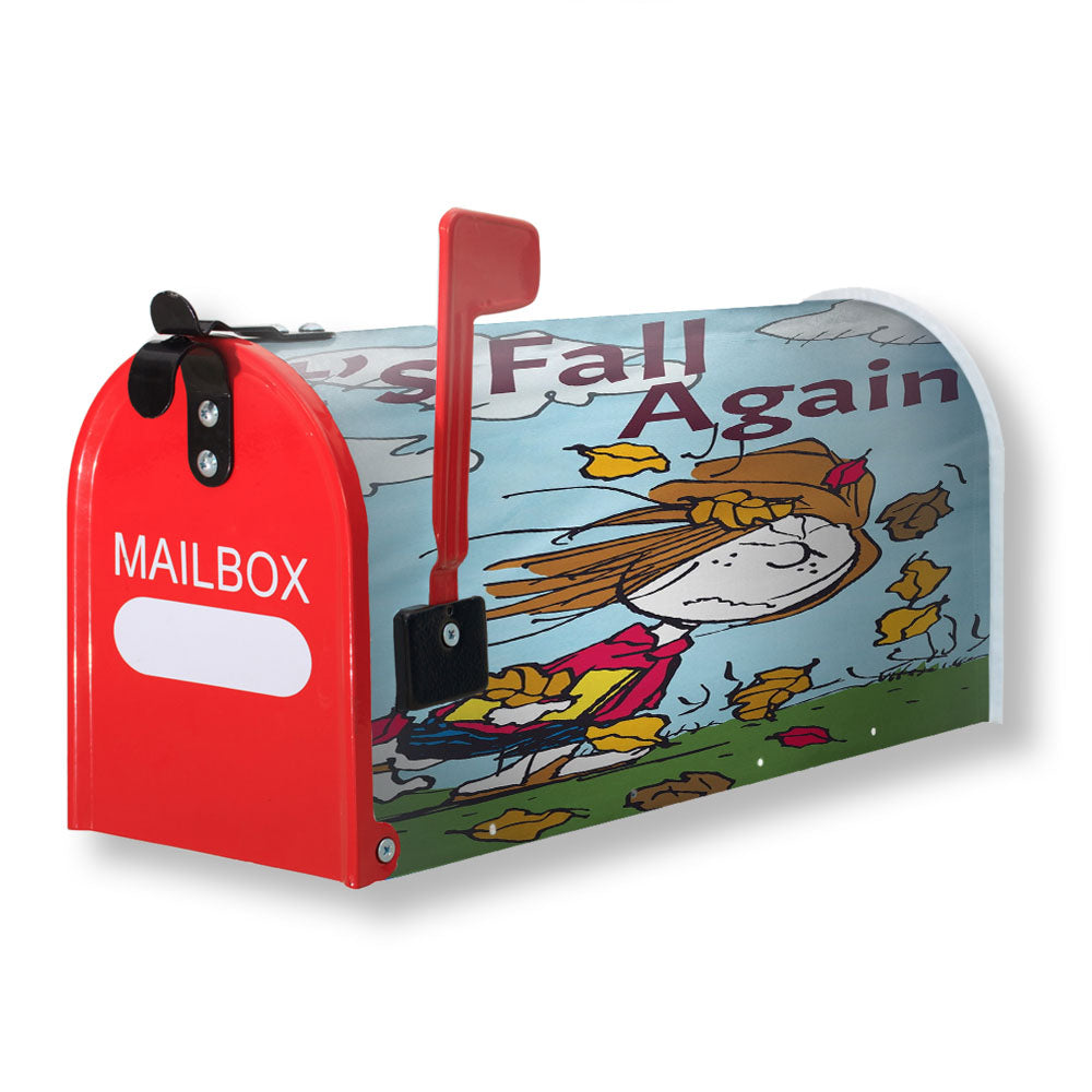 Peppermint Patty Peanuts Fall Magnetic Mailbox Cover - 18.0" x 21.0"