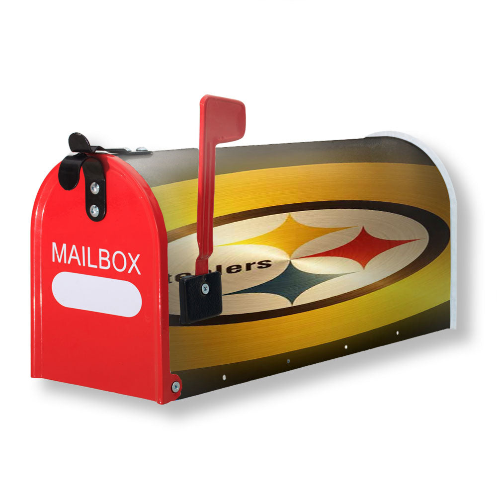 Pittsburgh Steelers Nfl Logo Magnetic Mailbox Cover - 18.0" x 21.0"