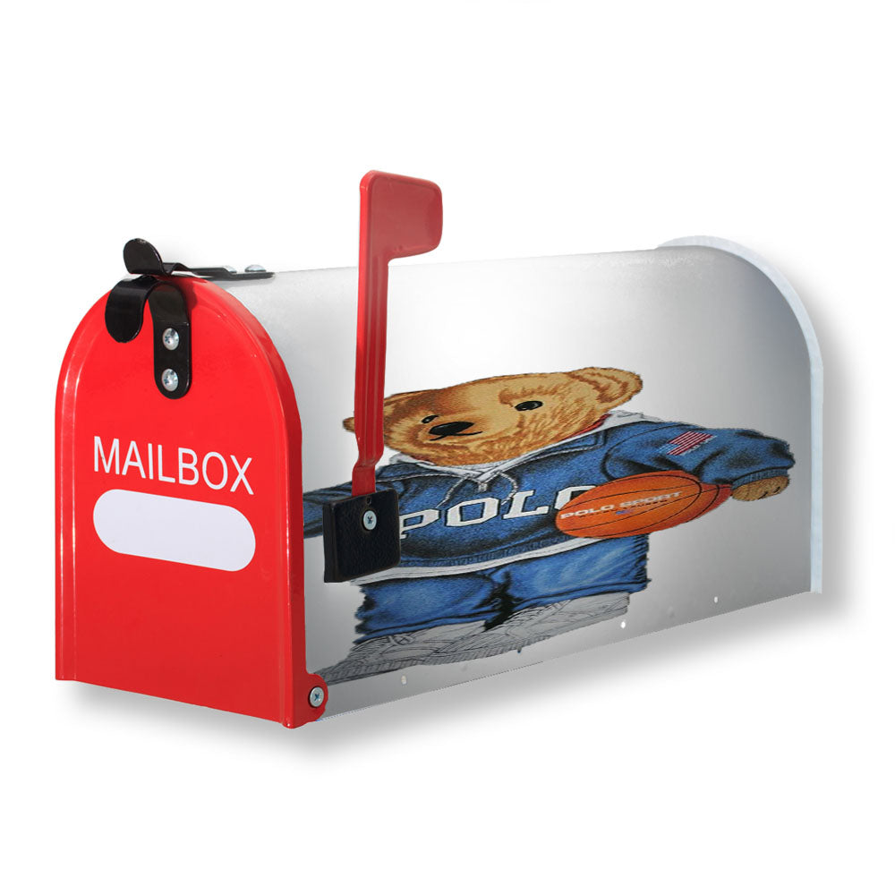 Polo Bear Magnetic Mailbox Cover - 18.0" x 21.0"