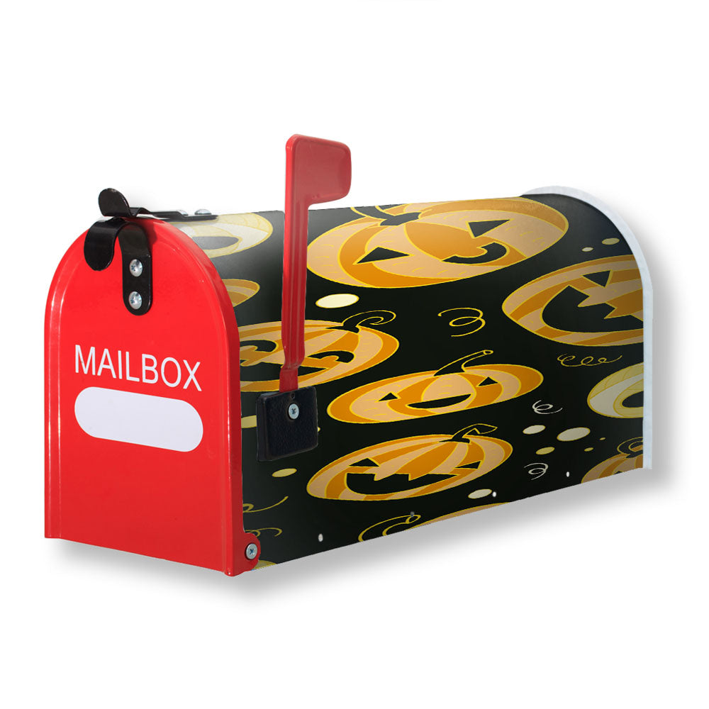 Pumpkins Pattern Halloween Magnetic Mailbox Cover - 18.0" x 21.0"