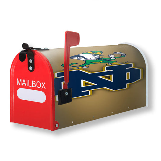 Rare Notre Dame Fighting Irish Magnetic Mailbox Cover 18" x 21" Outdoor Decor