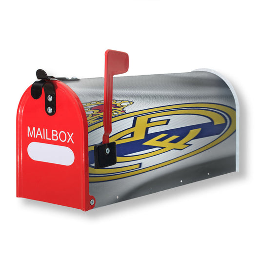 Real Madrid Jersey Magnetic Mailbox Cover 18" x 21" Outdoor Decor
