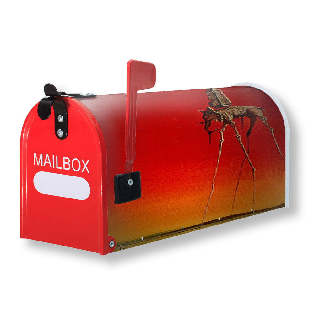 Salvador Dali, The Elephants Magnetic Mailbox Cover - 18.0" x 21.0"