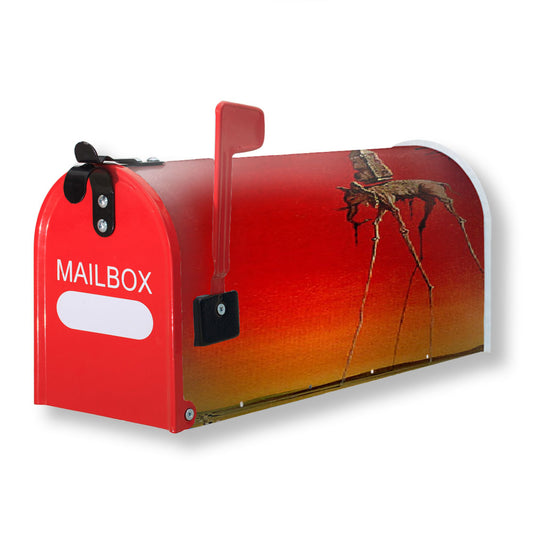 Salvador Dali, The Elephants Magnetic Mailbox Cover 18" x 21" Outdoor Decor