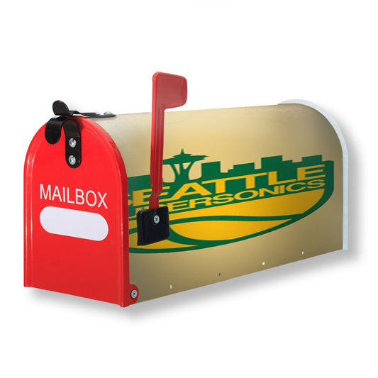 Seattle Supersonics Emblem Magnetic Mailbox Cover 18" x 21" Outdoor Decor