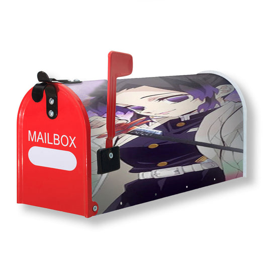 Shinobu Kocho Demon Slayer Anime Magnetic Mailbox Cover 18" x 21" Outdoor Decor