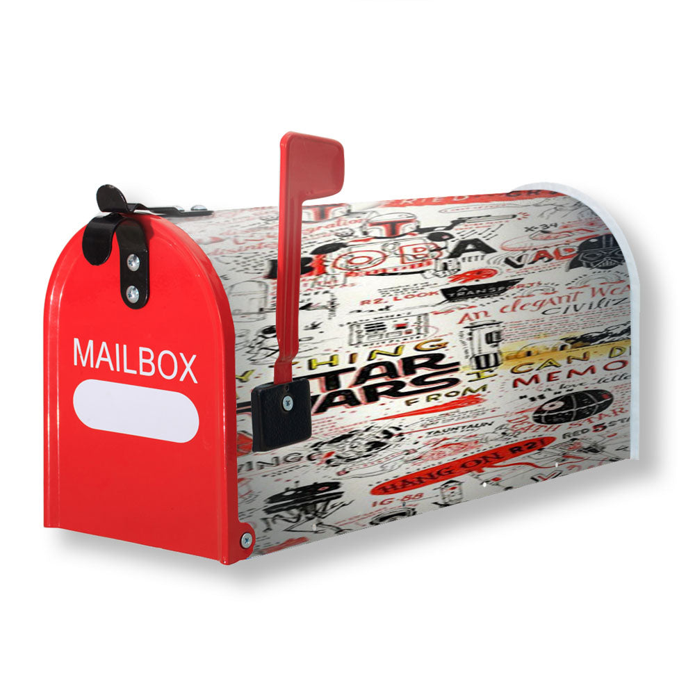 Star Wars Quote Collage Magnetic Mailbox Cover - 18.0" x 21.0"