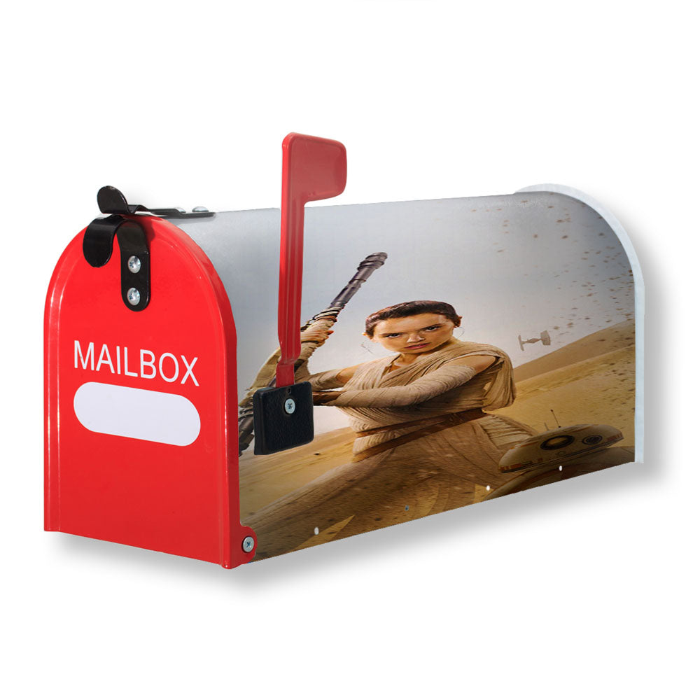 Star Wars Rey Fight Magnetic Mailbox Cover - 18.0" x 21.0"