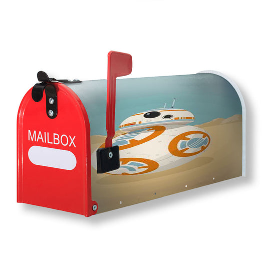 Star Wars The Force Awakens Bb8 Magnetic Mailbox Cover 18" x 21" Outdoor Decor
