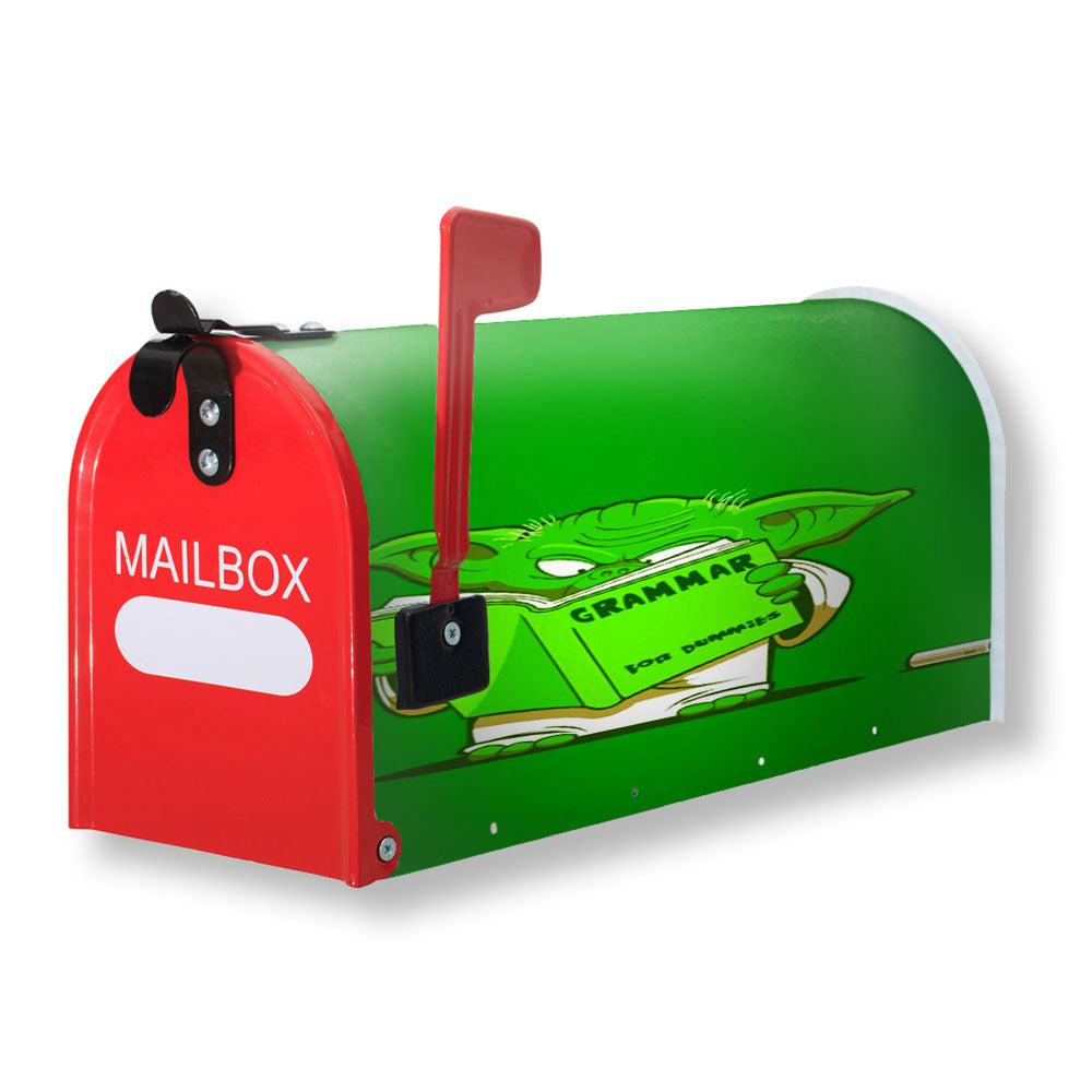 Star Wars Yoda Grammar Magnetic Mailbox Cover - 18.0" x 21.0"