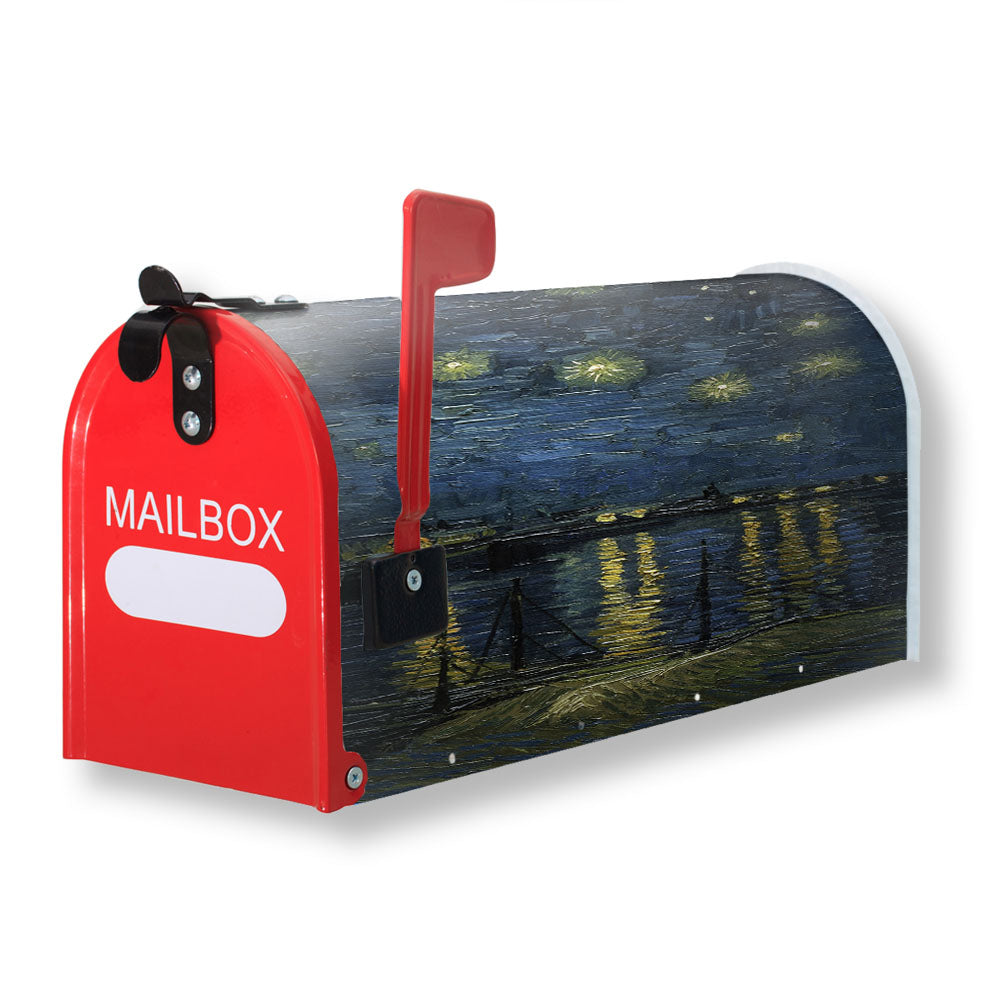 Starry Night Van Gogh Magnetic Mailbox Cover - 18.0" x 21.0"