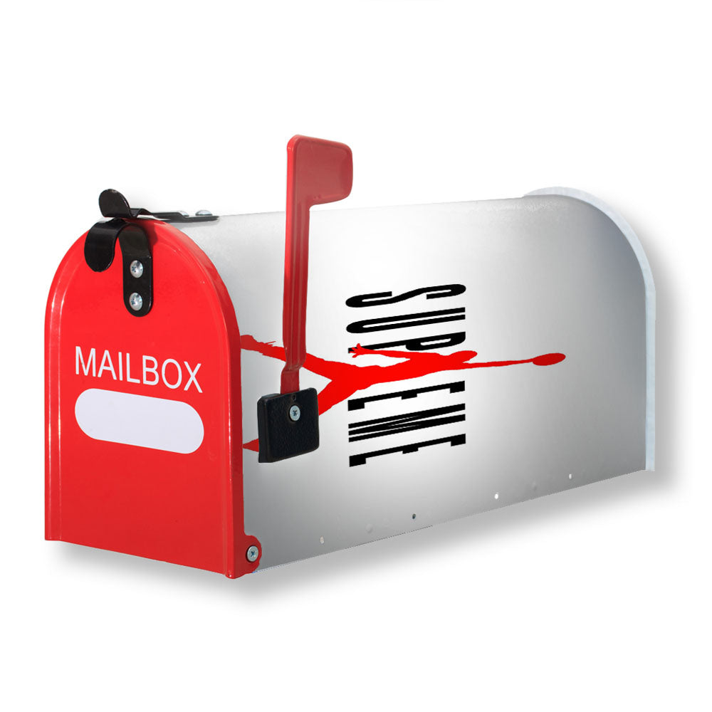 Supreme Jordan White Magnetic Mailbox Cover - 18.0" x 21.0"