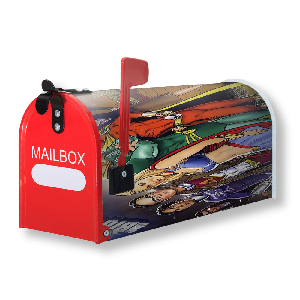 The Big Bang Theory Cartoon Wallpaper Magnetic Mailbox Cover - 18.0" x 21.0"