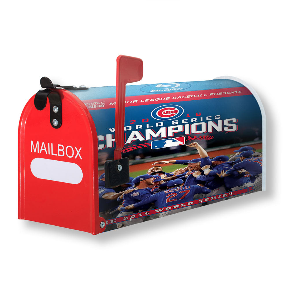 The Chicago Cubs Champions Magnetic Mailbox Cover - 18.0" x 21.0"