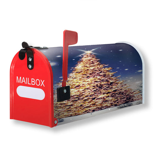 The Christmas Tree 4 Magnetic Mailbox Cover 18" x 21" Outdoor Decor