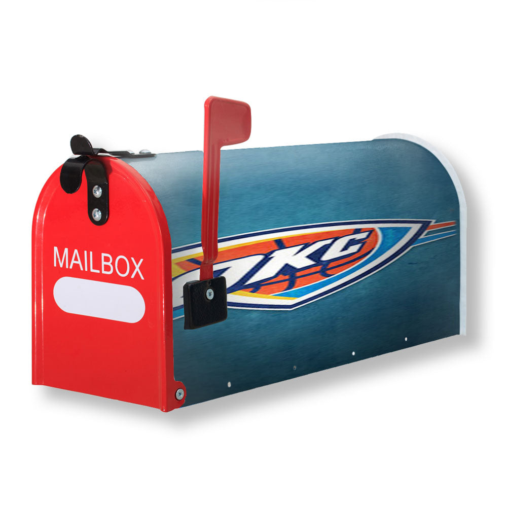 The Oklahoma City Thunder Magnetic Mailbox Cover - 18.0" x 21.0"