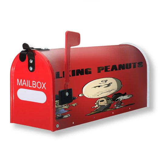 The Walking Peanuts Magnetic Mailbox Cover 18" x 21" Outdoor Decor